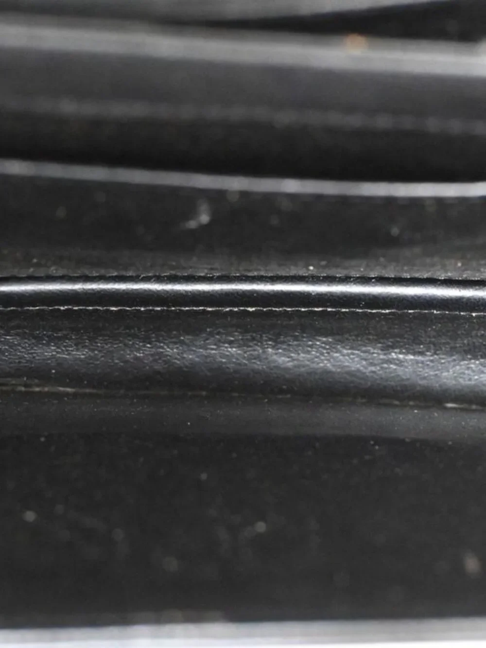 Celine Carriage Shoulder Bag Leather Black 67 Fa291 - Picture 11 of 15